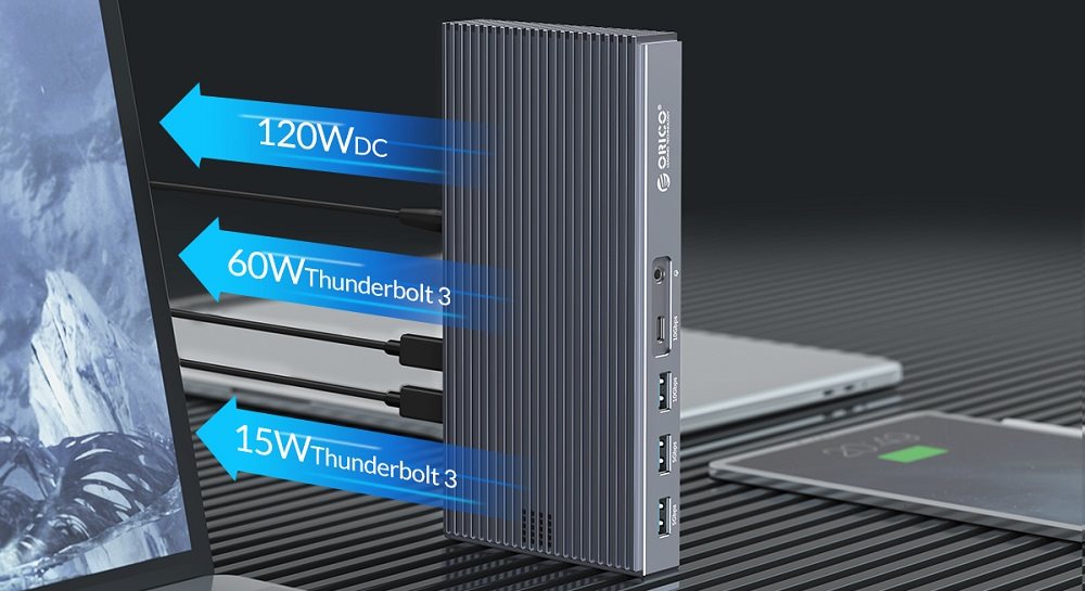 Dockingstation ORICO Thunderbolt 3 M.2 SATA/NVME