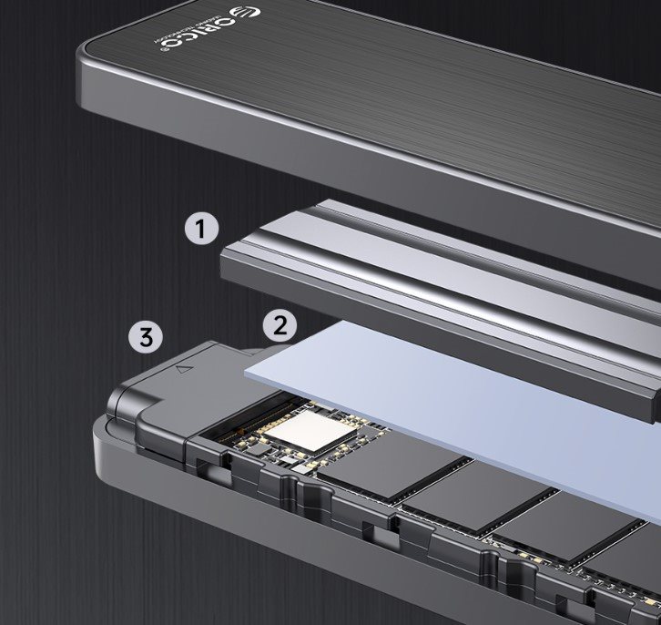 ORICO-USB3.1 Gen2 Type-C 10Gbps M.2 NVMe SSD Enclosure