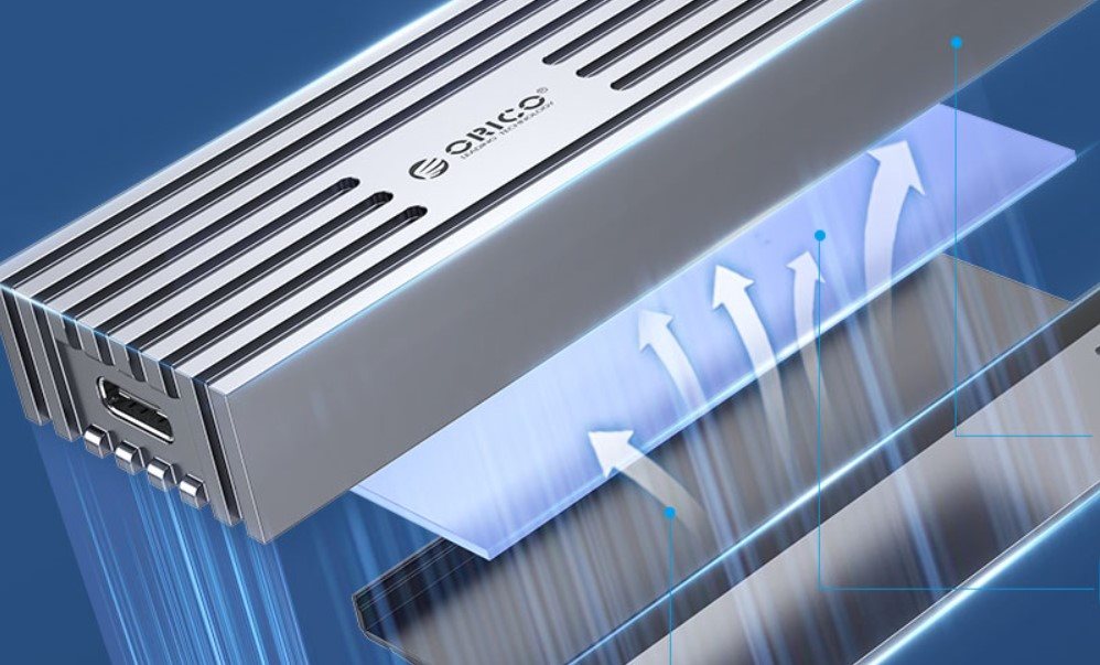 Externý box ORICO M.2 NGFF SSD Enclosure (6G)