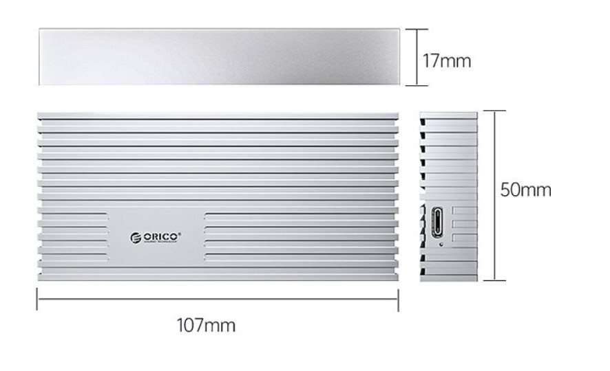 ORICO M.2 NVME USB4.0 SSD Enclosure (40G)