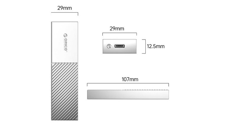 ORICO M.2 NGFF SSD Enclosure (6G)