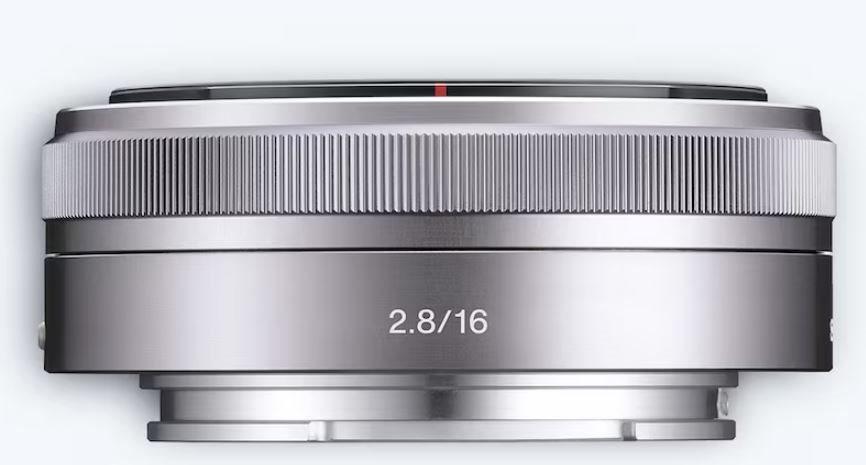 Objektív Sony 16 mm f/2.8