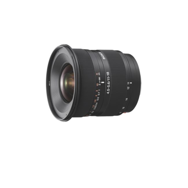 Lens SONY 11-18 mm Kvalitní materiál s výjimečnou technologií uvnitř