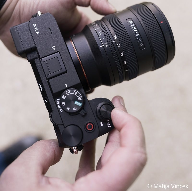 Sony FE 16-25mm f/2.8 G lens