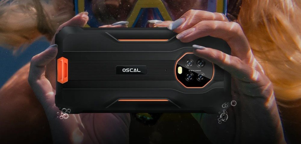 Mobiltelefon Oscal S60 Pro orange