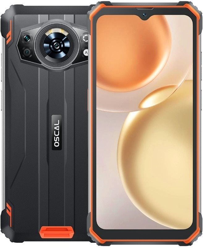 Mobiltelefon Oscal S80 orange