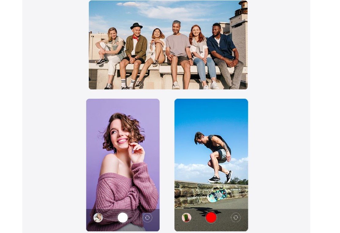 Mobiltelefon Oscal C20 Pro lila