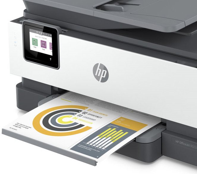 Atramentová tlačiareň HP OfficeJet Pro 8022e All-in-One