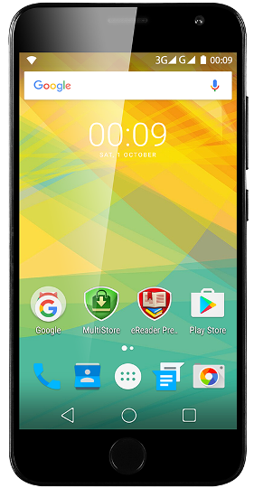 Prestigio Grace R7 v černé barvě Telefon s velkým displejem
