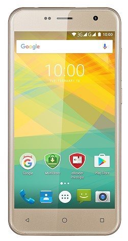 Prestigio MUZE B7 Gold Přední strana