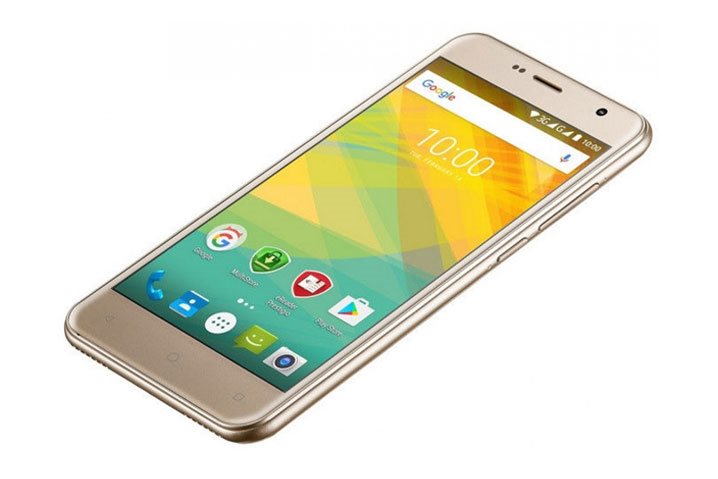 Prestigio MUZE B7 Gold Stylový multimediální telefon