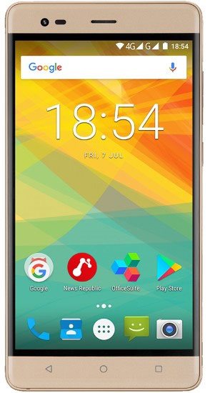 Prestigio Grace R5 LTE Gold Přední strana