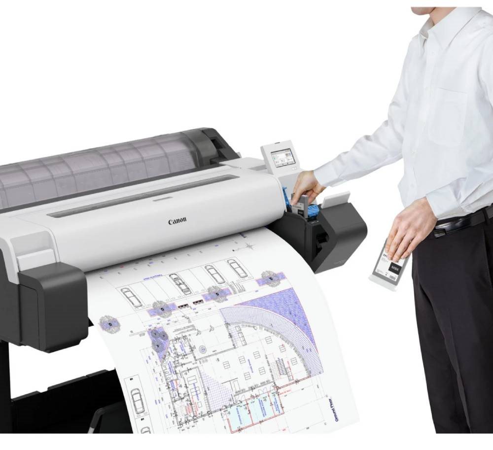 Canon imagePROGRAF TM-340 Plotter with base