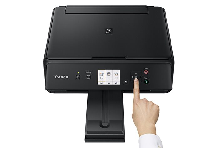 The Canon PIXMA TS5050 Dotykové ovládání