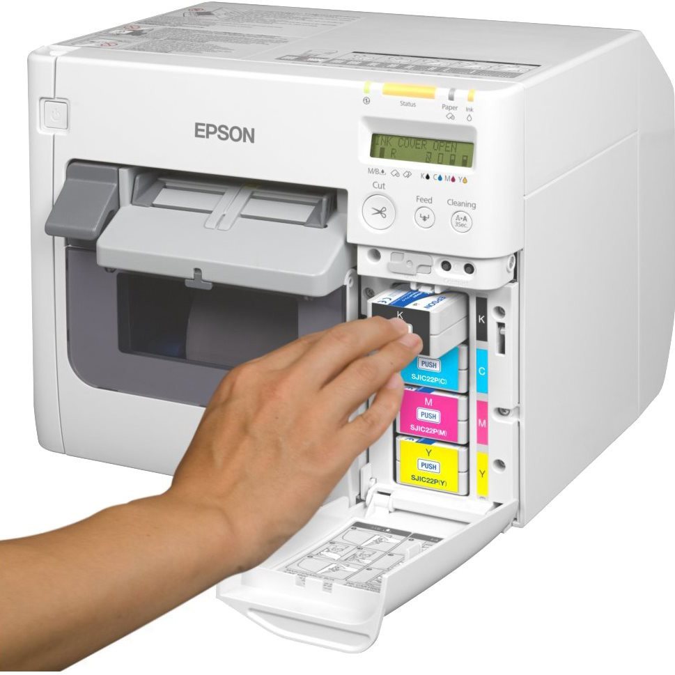 Atramentová tlačiareň štítkov Epson ColorWorks C3500