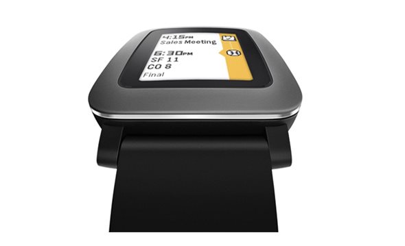 Pebble Time Smartwatch černé