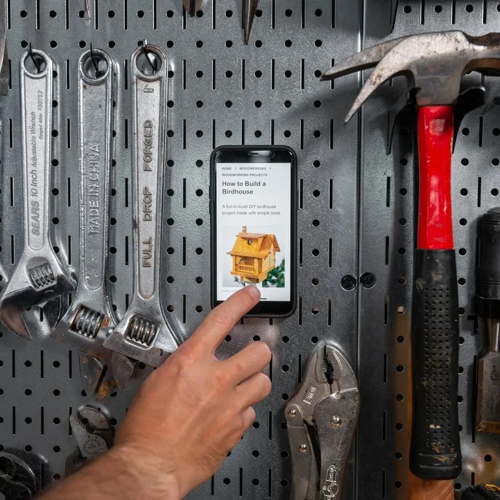 Peak Design Wandhalterung Holzkohle Handy-Halterung