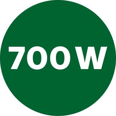 Powerful 700W motor