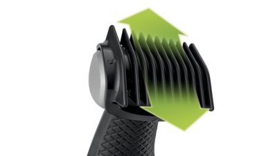 A bi-directional comb on the body