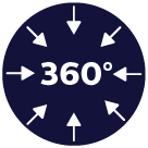 360° LED hubice 360° LED hubice