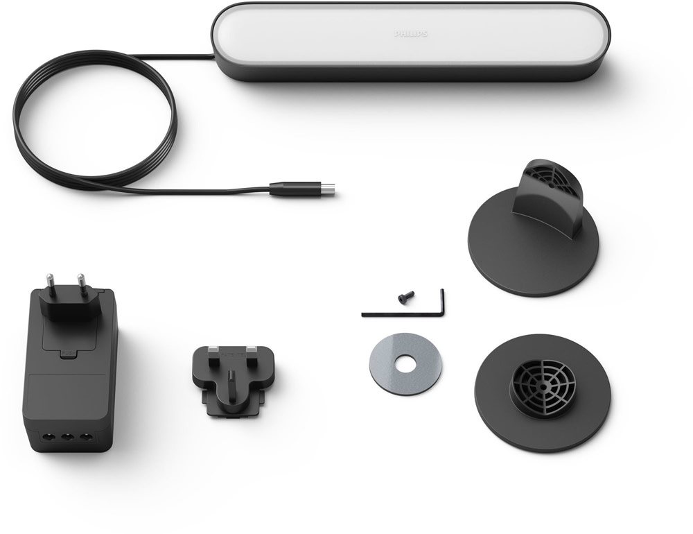 Dekorativní osvětlení Philips Hue White and Color Ambiance Play Single Pack, černé provedení
