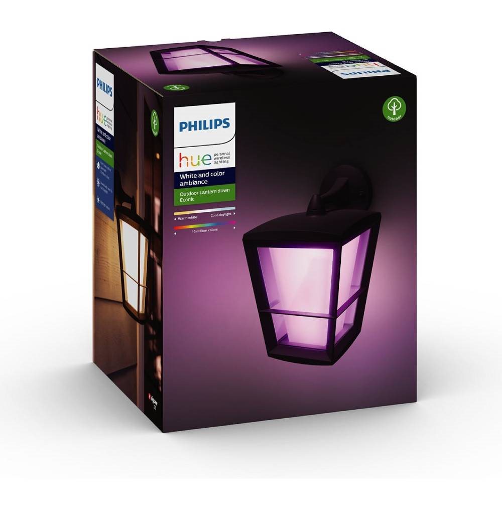 Philips Hue White and Color Ambiance Econic Wandleuchte mit 15,2 W