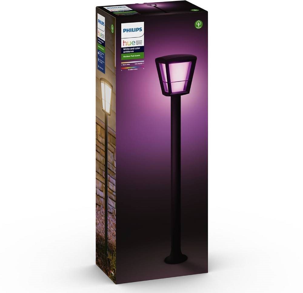 Zahradní osvětlení Philips Hue White snd Color Ambiance Econic s příkonem 15,2 W