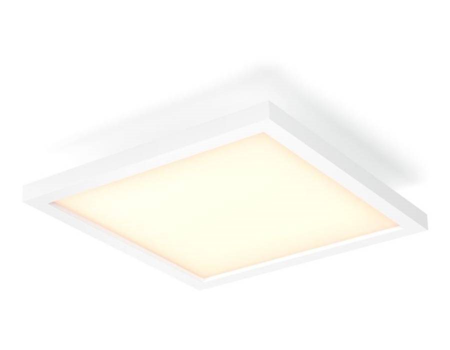 Čtvercové stropní světlo Philips Hue White Ambiance Aurelle s příkonem 19 W