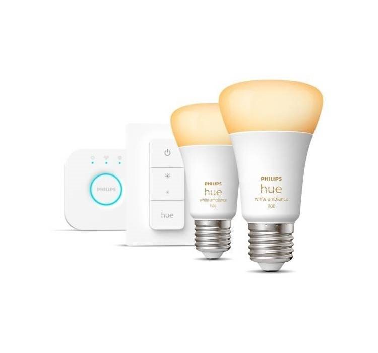 LED žárovka Philips Hue White Ambiance 8 W s paticí E27, Promo Starter Kit