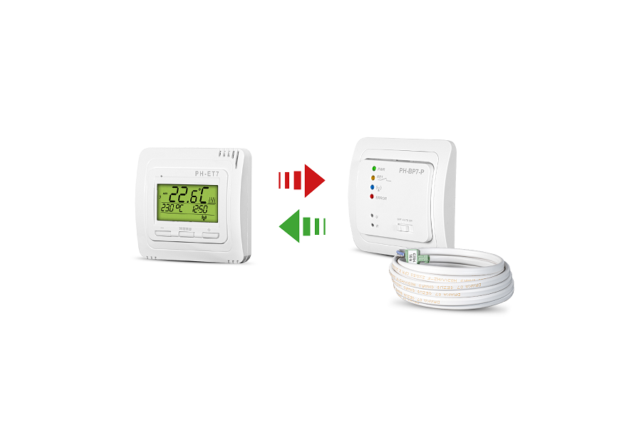 Chytrý termostat PH-ET7-V zařazení do PocketHome Chytrý termostat PH-ET7-V zařazení do PocketHome
