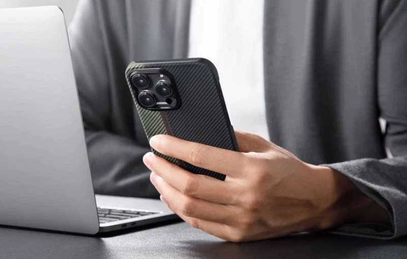 Pitaka Fusion Weaving MagEZ Case 3 Ouverture für Apple iPhone