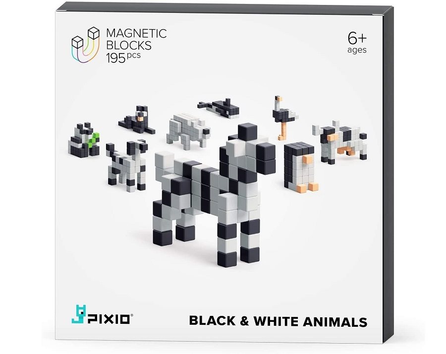 Pixio Black & White Animals Smart building set Pixio Black & White Animals Smart building set