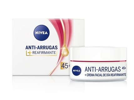 Pleťový krém NIVEA Anti-Wrinkle Firming 45+ Day Cream 50 ml