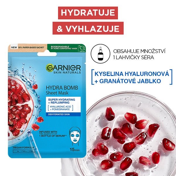 GARNIER Skin Naturals Hydra Bomb Eye Sheet Mask Orange Juice