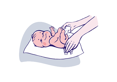 Přebalovací podložka BELLA Baby Happy Dětské podložky 60 × 60 cm