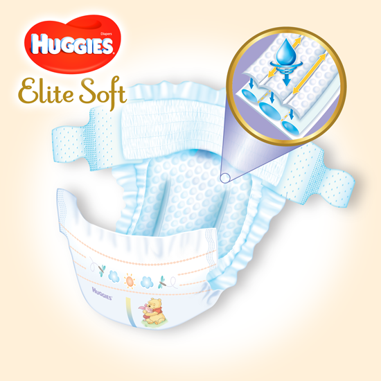 HUGGIES Elite Soft vel. 4