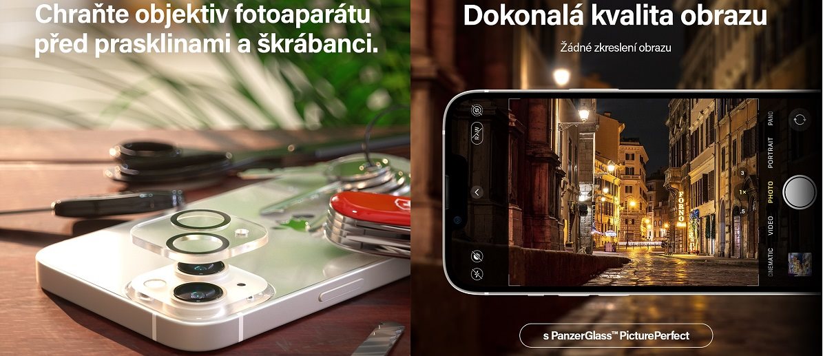 Ochranné sklo na objektiv PanzerGlass Camera Protector 