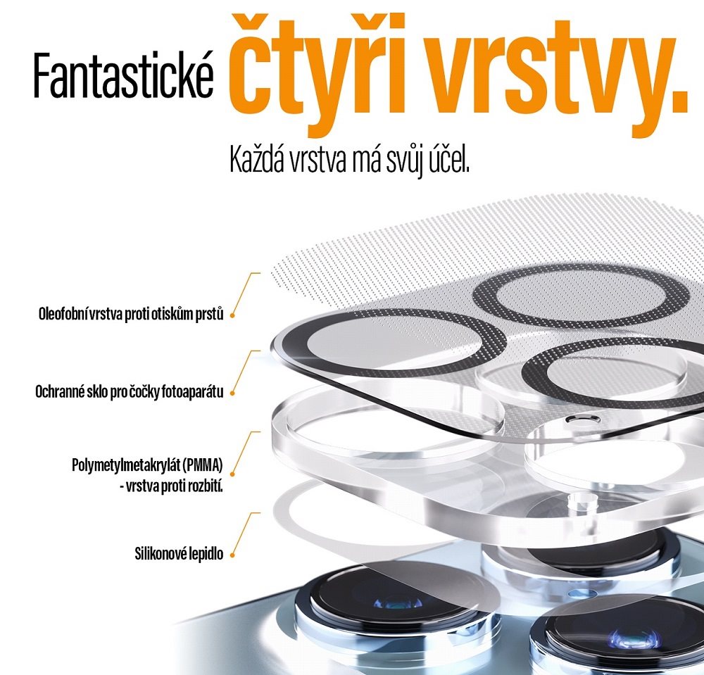 Ochranné sklo na objektiv PanzerGlass Camera Protector 