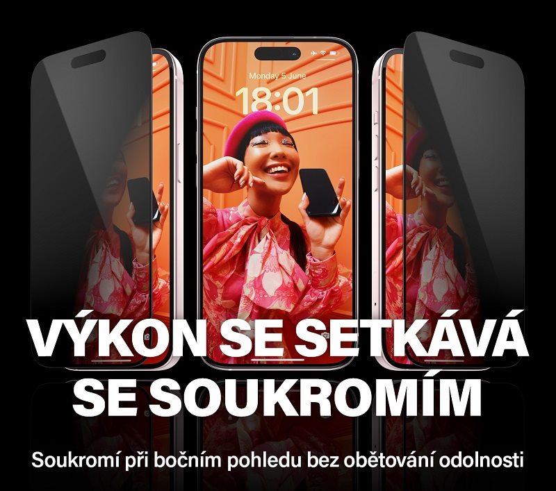 Ochranné sklo PanzerGlass Privacy Apple iPhone