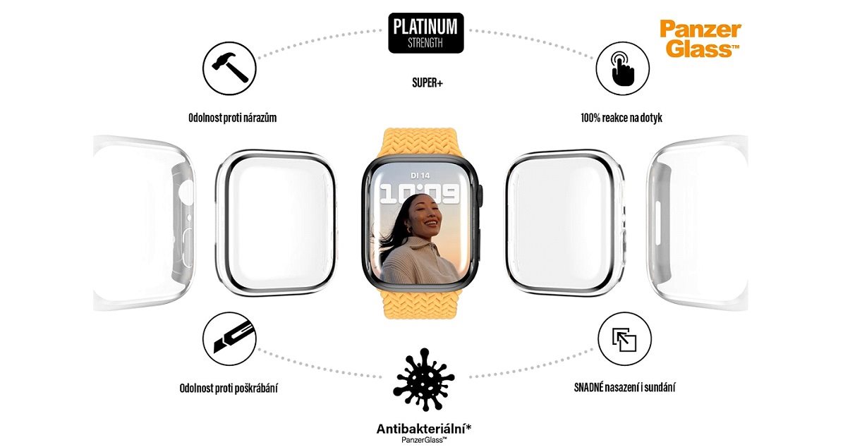 Ochranný kryt na hodinky PanzerGlass Full Protection Apple Watch