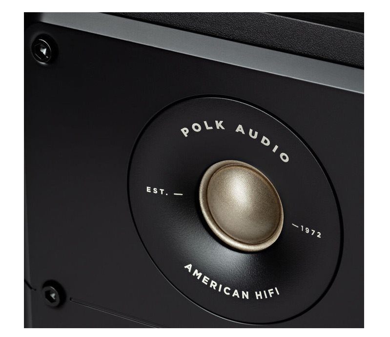 1" tweeter Polk Signature S15e Black Bookshelf Speakers