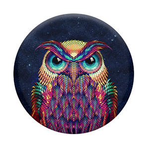 PopSocket Barevná sova
