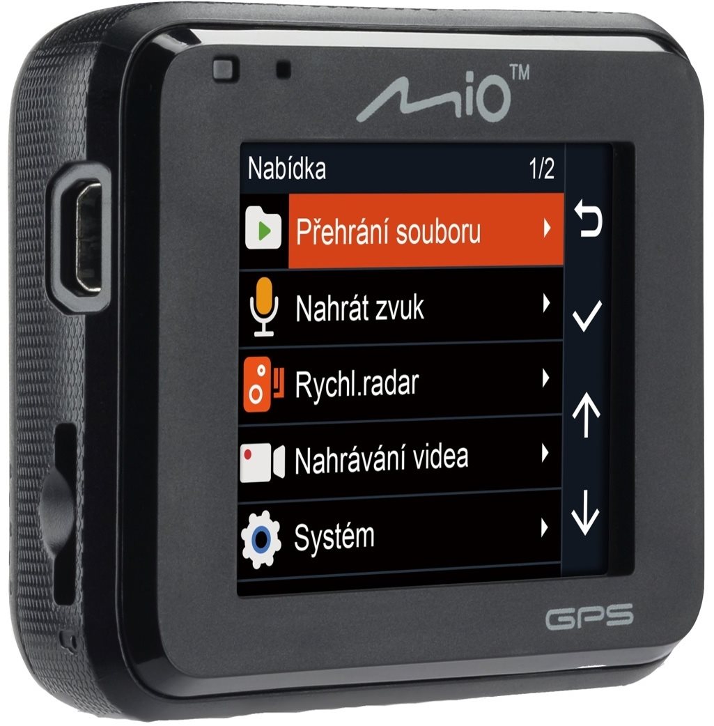 MIO MiVue C330 Czech menu