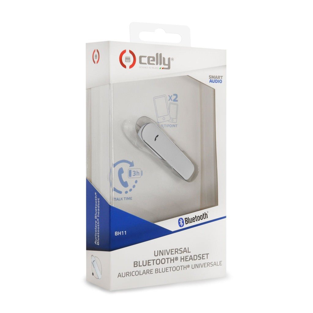 Bluetooth Headset CELLY BH11 bílý
