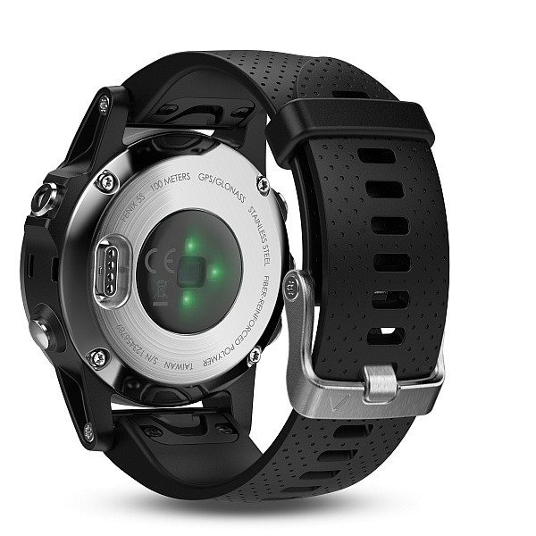 Garmin Fenix 5 Silver Optic Black band Garmin Fenix 5 Silver Optic Black band
