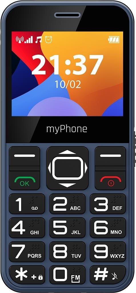Mobilní telefon myPhone Halo 3 Senior modrá Mobilní telefon myPhone Halo 3 Senior modrá