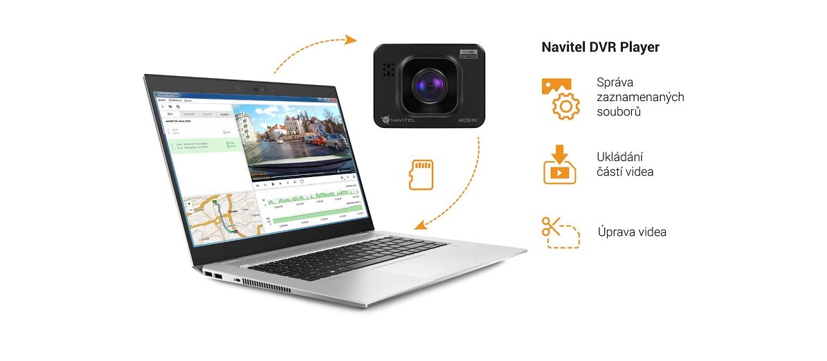 Kamera do auta NAVITEL AR250 NV (noční vidění)