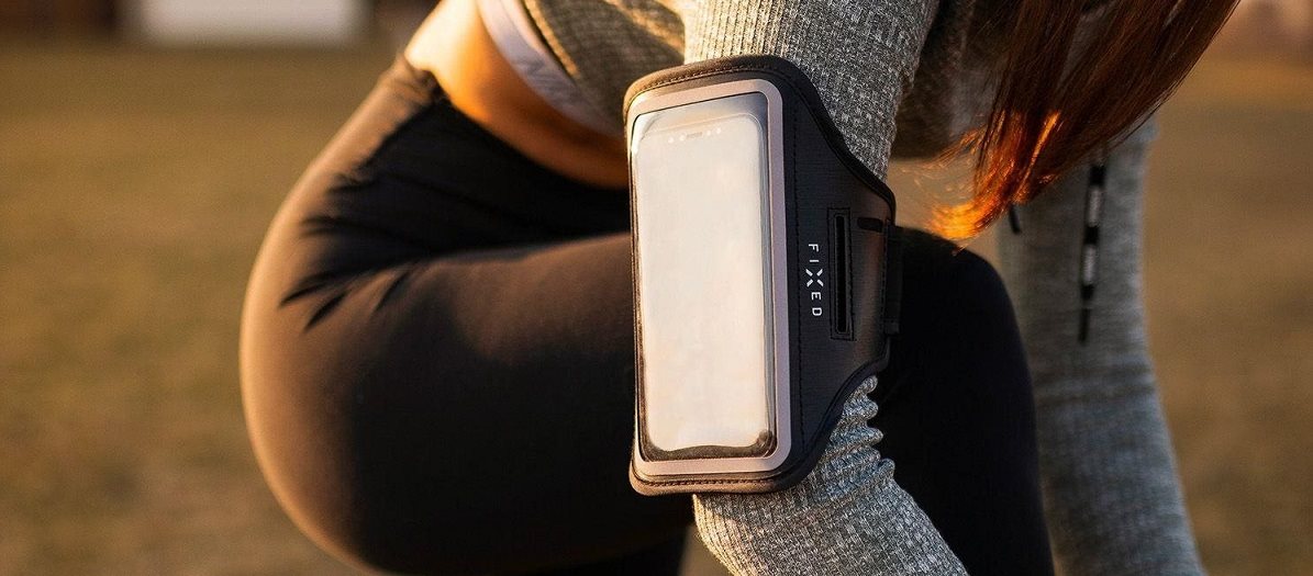 Pouzdro na mobil FIXED Armband Sport