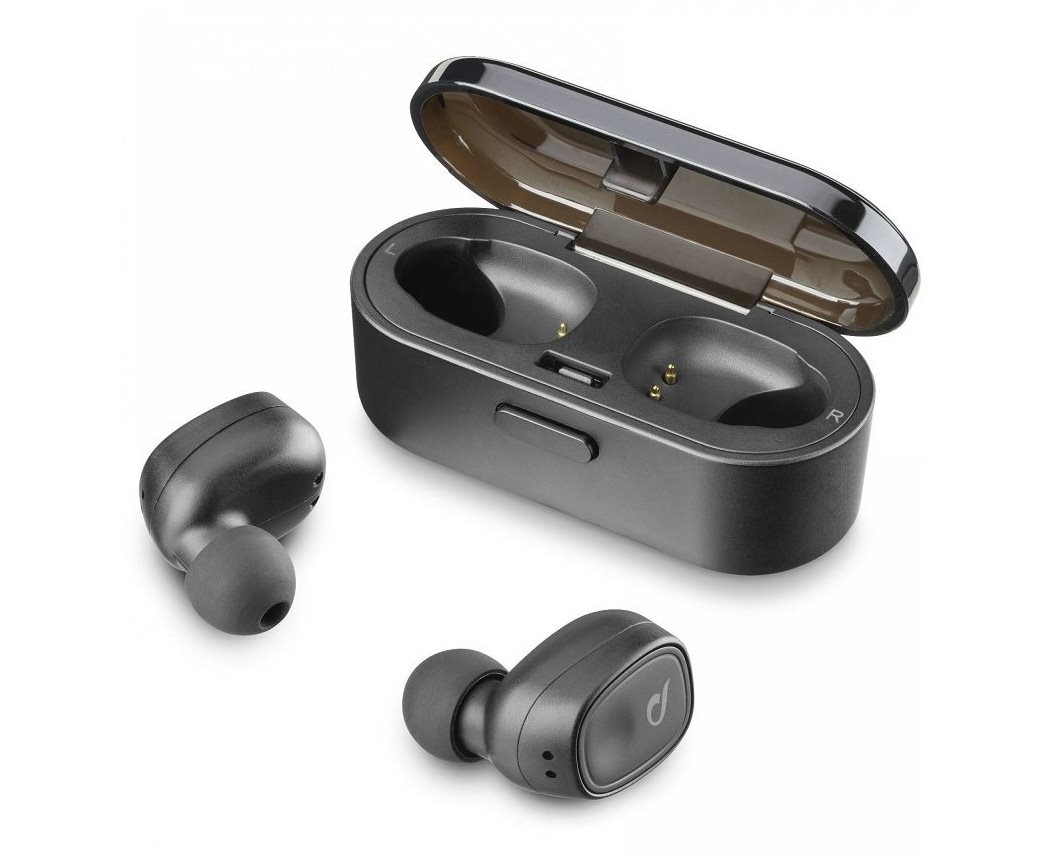 Cellularline Shadow Bluetooth sluchátka s pouzdrem