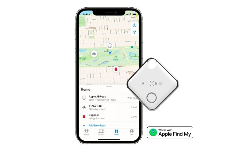 Bluetooth lokalizační čip FIXED Tag